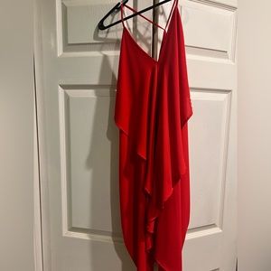 Two boutique drape dresses